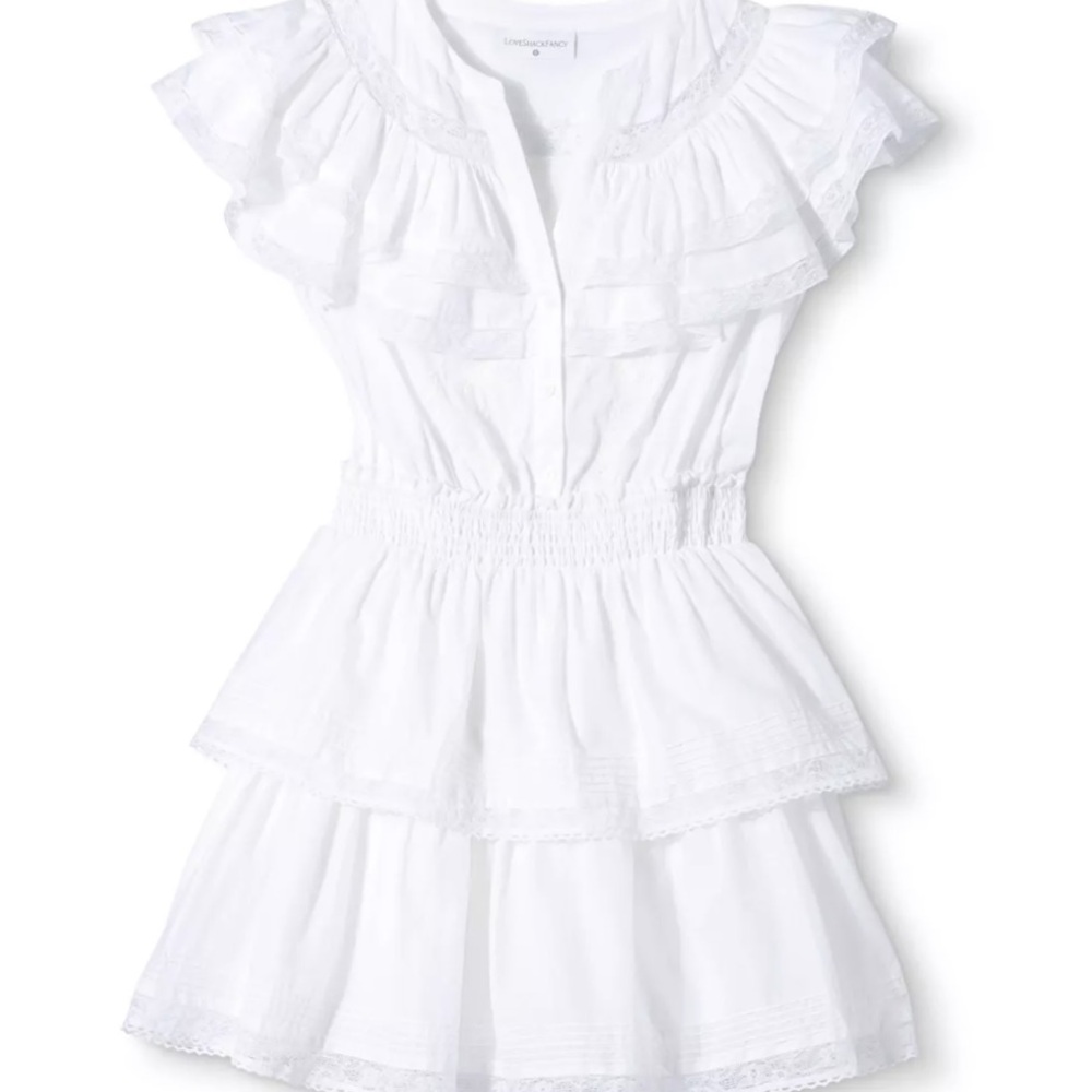 White Ruffled Dress
